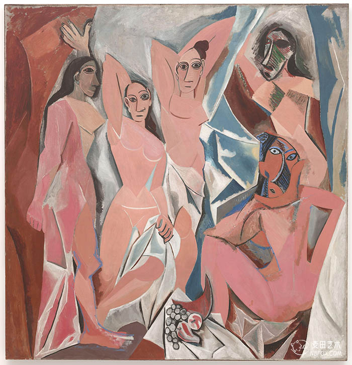 阿维尼翁的少女 The Young Ladies of Avignon Pablo Picasso, 毕加索, 1907年