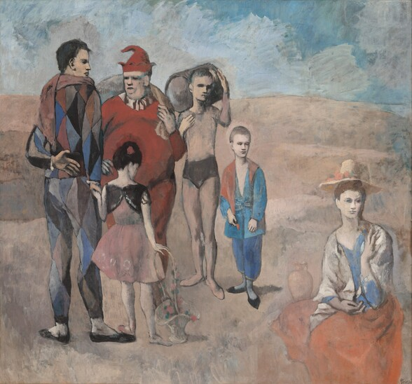卖艺人一家, Family of Saltimbanques, 毕加索, 1905年